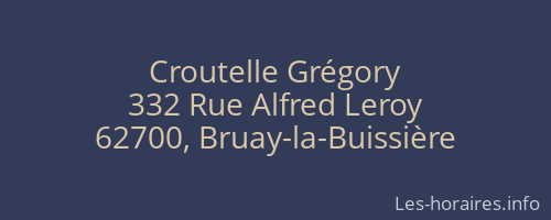 Croutelle Grégory
