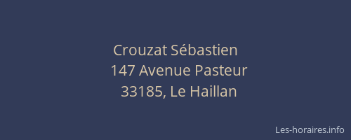 Crouzat S&eacute;bastien