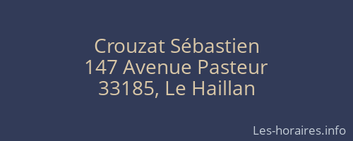 Crouzat Sébastien