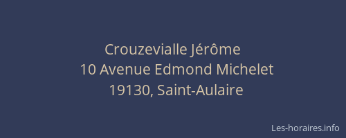 Crouzevialle J&eacute;r&ocirc;me
