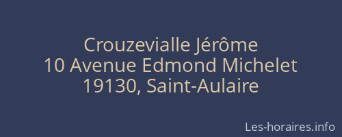 Crouzevialle Jérôme
