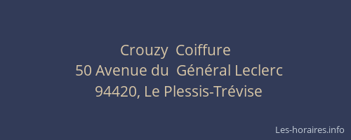 Crouzy  Coiffure