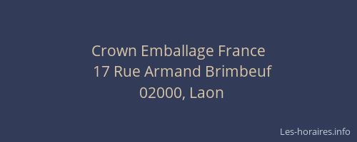 Crown Emballage France