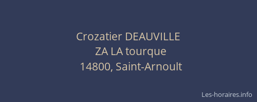 Crozatier DEAUVILLE
