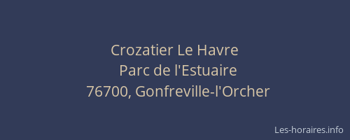 Crozatier Le Havre