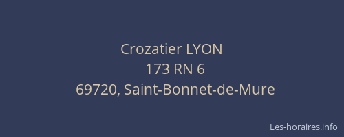 Crozatier LYON