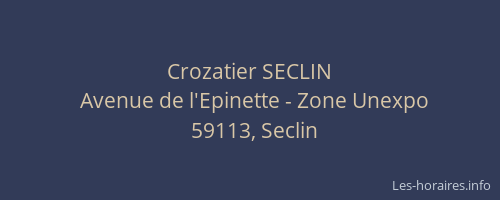 Crozatier SECLIN