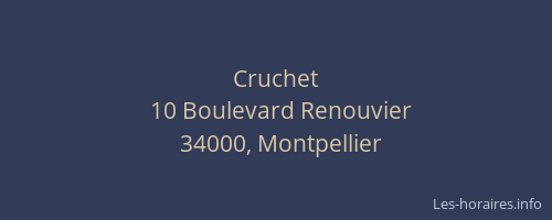 Cruchet