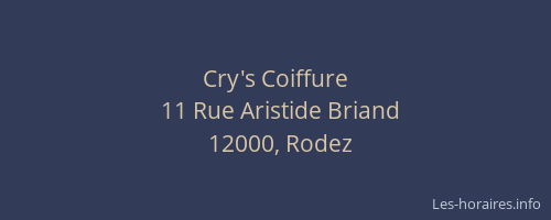 Cry's Coiffure