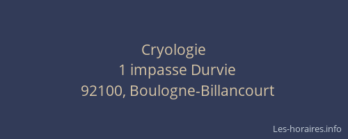 Cryologie