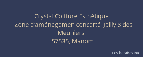 Crystal Coiffure Esth&eacute;tique