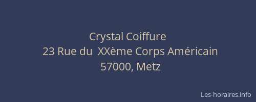 Crystal Coiffure