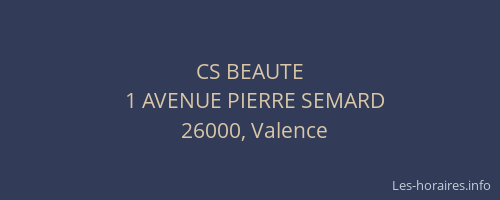 CS BEAUTE