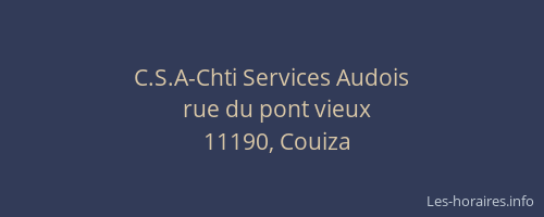 C.S.A-Chti Services Audois