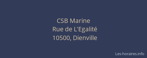CSB Marine