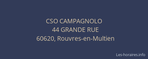 CSO CAMPAGNOLO