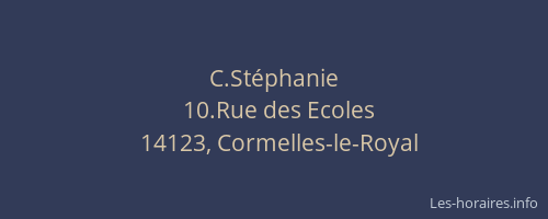 C.Stéphanie