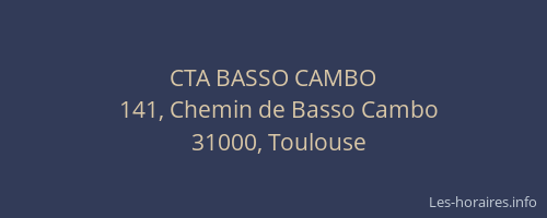 CTA BASSO CAMBO