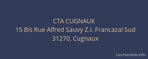 CTA CUGNAUX