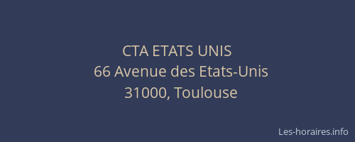 CTA ETATS UNIS