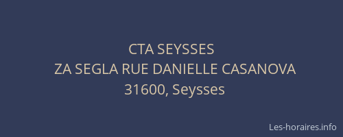 CTA SEYSSES