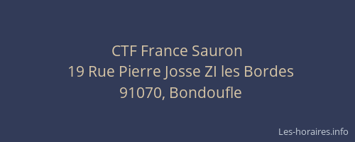 CTF France Sauron