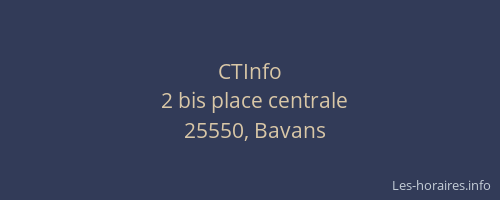 CTInfo