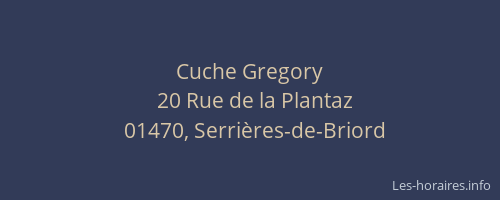 Cuche Gregory