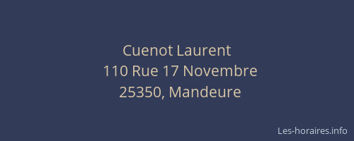 Cuenot Laurent