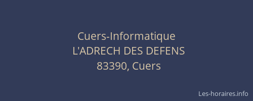 Cuers-Informatique