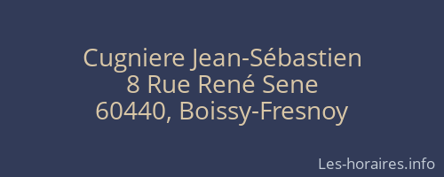 Cugniere Jean-Sébastien