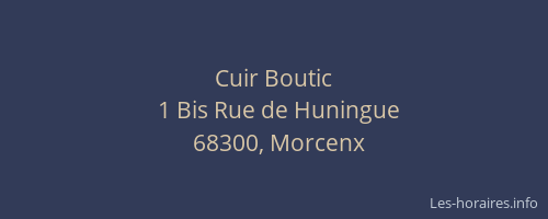 Cuir Boutic