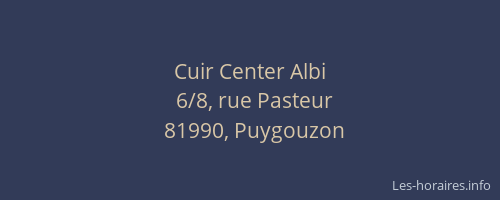 Cuir Center Albi