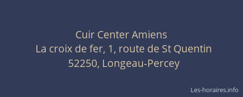 Cuir Center Amiens