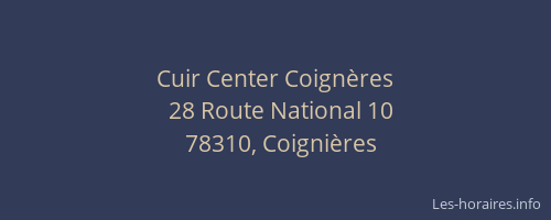 Cuir Center Coignères