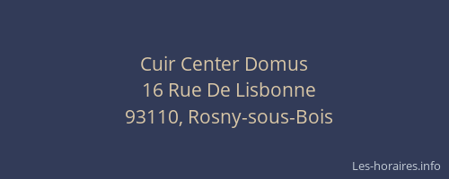 Cuir Center Domus