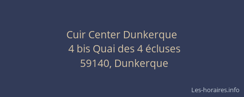 Cuir Center Dunkerque