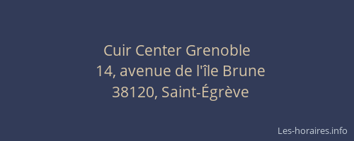 Cuir Center Grenoble