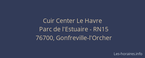 Cuir Center Le Havre