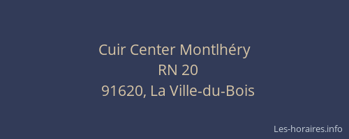 Cuir Center Montlhéry