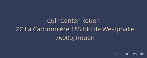 Cuir Center Rouen