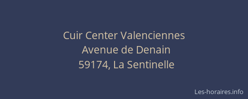 Cuir Center Valenciennes