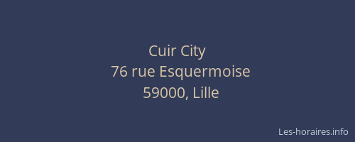 Cuir City