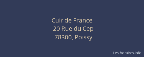Cuir de France