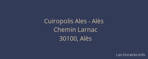 Cuiropolis Ales - Alès