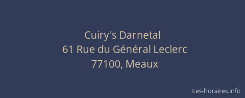 Cuiry's Darnetal