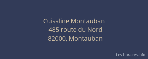 Cuisaline Montauban