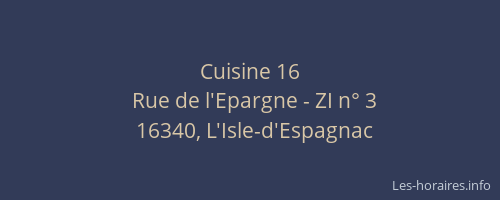 Cuisine 16