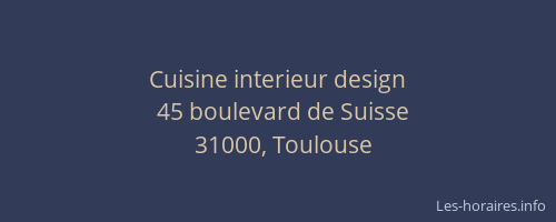 Cuisine interieur design