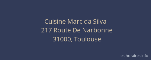 Cuisine Marc da Silva